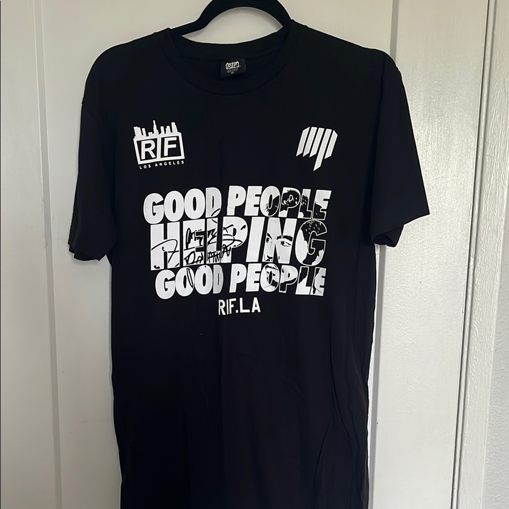 RIF.LA x Manny Pacquiao Black Tee